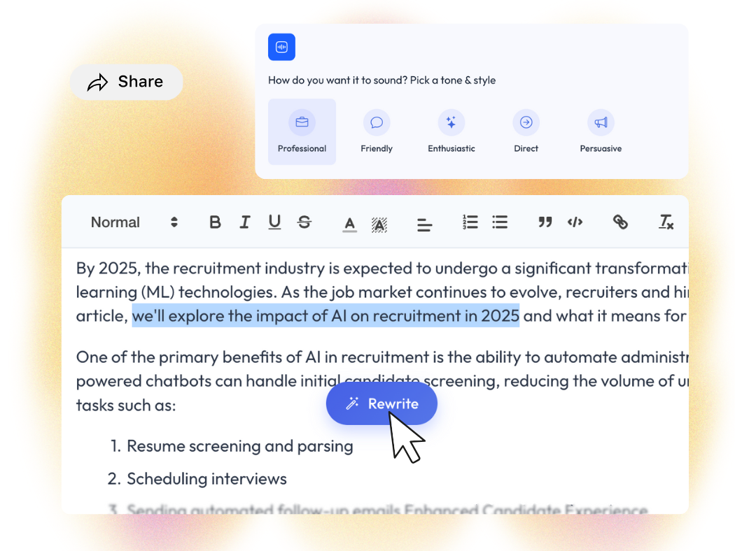 AI recruitment platform